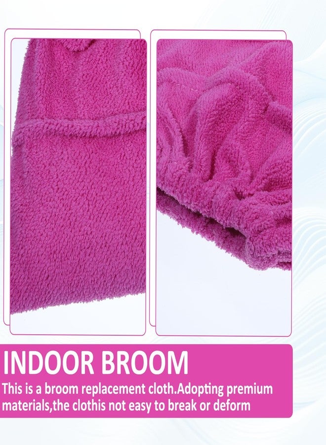 Josojoou 2PCS Mop Socks Broom Cloth Cover with Elastic Bands, Washable Broom Pads Baseboard Cleaner Tool, Multi-Purpose Reusable Mopping Cloth Replacement, Suitable for Pet Hair, Dust, Stains, Windows - Image 4